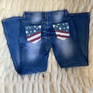 American Flag Jeans